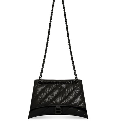Balenciaga Medium Crush Chain Strap Shoulder Bag