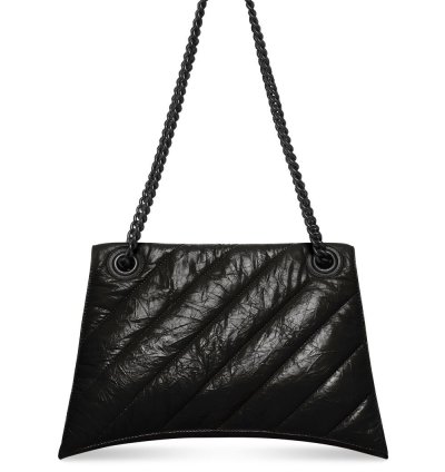 Balenciaga Medium Crush Chain Strap Shoulder Bag