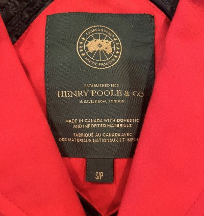 Canada Goose Henry Poole W1 Blazer Coat Jacket Wool Small