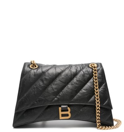 Balenciaga Crush Quilted Shoulder Bag