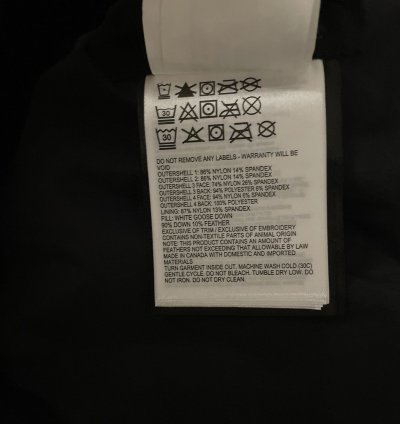 Canada Goose HyBridge CW Reflective Down Jacket Black Label