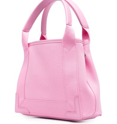 Balenciaga Logo Print Canvas Tote