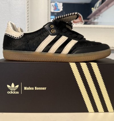 Adidas Wales Bonner Black Pony Fur Sambas