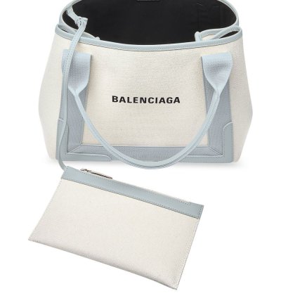 Balenciaga Logo Print Tote Bag