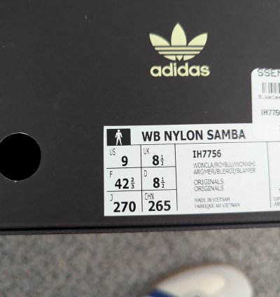 Adidas Wales Bonner Nylon Samba Wonder Clay Royal