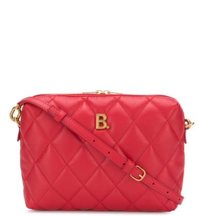 Balenciaga Red Camera Quilted Leather Shoulder Bag