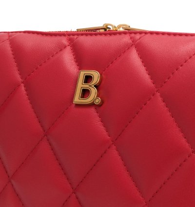 Balenciaga Red Camera Quilted Leather Shoulder Bag