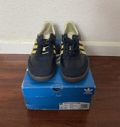 Adidas Wales Bonner Samba Collegiate Navy Yellow size 11