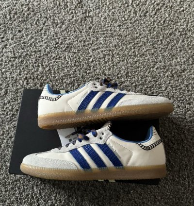 adidas Wales Bonner Samba Nylon Wonder Clay Royal Blue