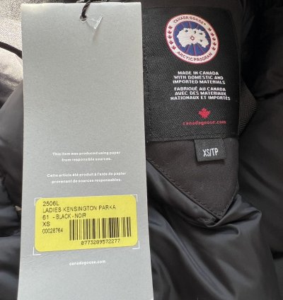 Canada Goose Ladies Kensington Parka Black
