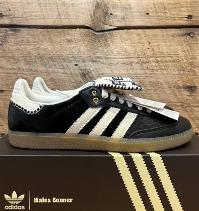 adidas Wales Bonner Samba Pony Black Cream White Gum