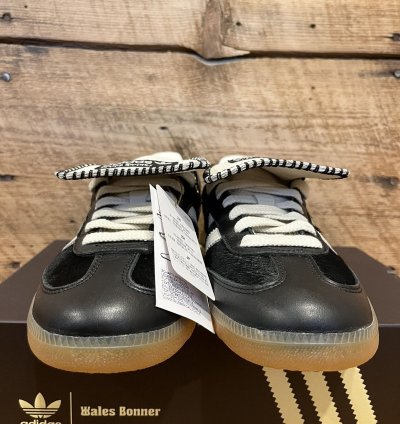 adidas Wales Bonner Samba Pony Black Cream White Gum