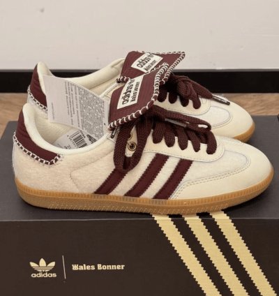 Adidas Wales Bonner Samba Pony Cream White - Size 12