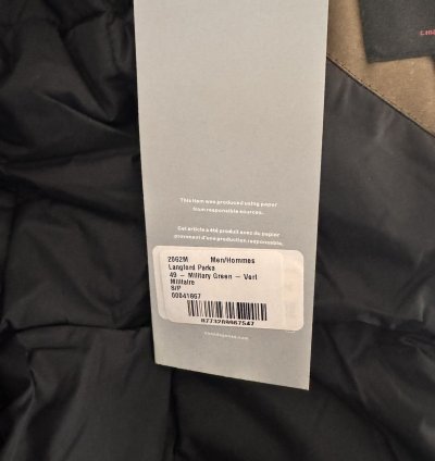 Canada Goose Langford Men Parka size Small