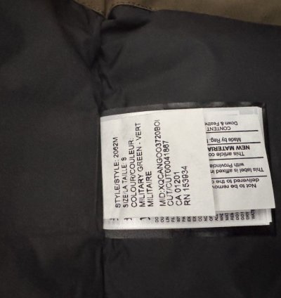 Canada Goose Langford Men Parka size Small