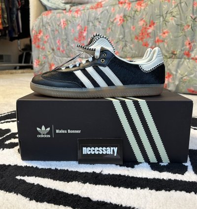 Adidas Wales Bonner Samba Pony Tonal Core Black