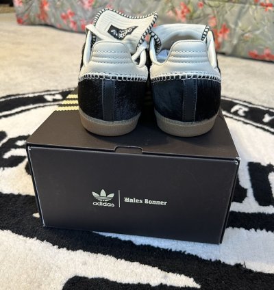 Adidas Wales Bonner Samba Pony Tonal Core Black