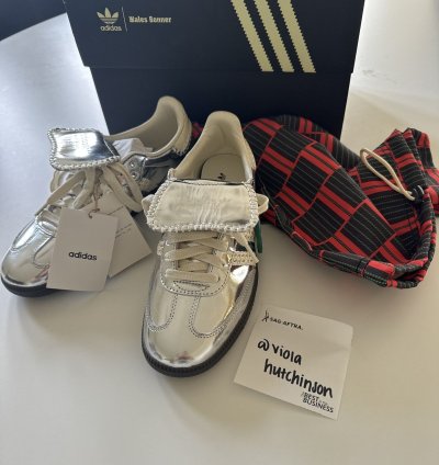 Adidas Wales Bonner Silver Sambas