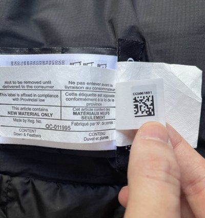 Canada Goose Lodge Down Jacket Matte Finish - Size