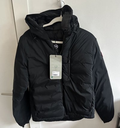Canada Goose Lodge Hoody Black Small Packable Down Jacket
