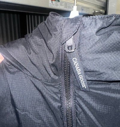 Canada Goose Lodge Hoody Black Small Packable Down Jacket