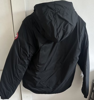 Canada Goose Lodge Hoody Black Small Packable Down Jacket