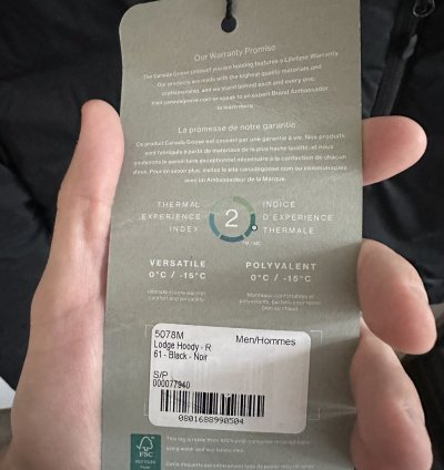 Canada Goose Lodge Hoody Black Small Packable Down Jacket