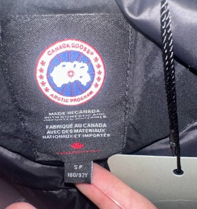 Canada Goose Lodge Hoody Black Small Packable Down Jacket