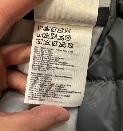Canada Goose Lodge Hoody Silverbirch Small Brand New