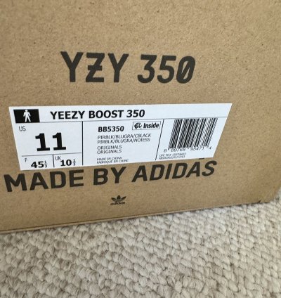 Adidas Yeezy Boost 350 Low Pirate Black Mens Size 11