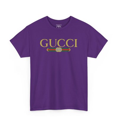 Gucci GG logo purple T-shirt - Size USA