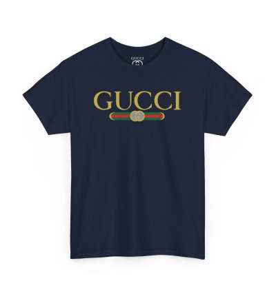 Gucci GG logo navy T-shirt - Size USA