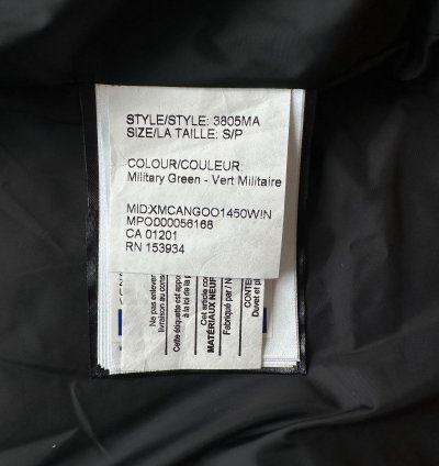 Canada Goose Military Green Carson Men Jacket