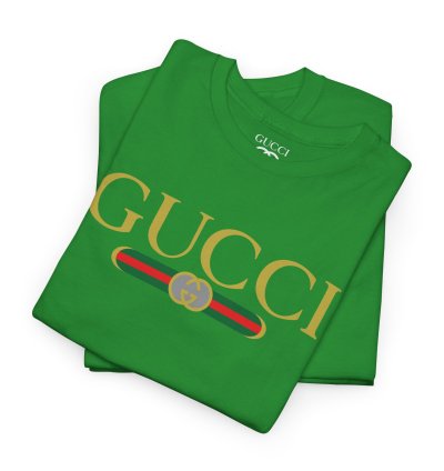Gucci GG logo green T-shirt - Size USA