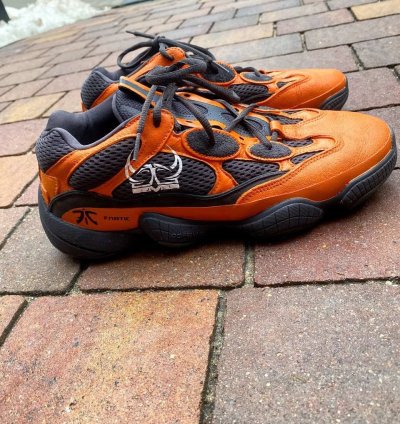 Adidas Yeezy Fnatic custom sneaks