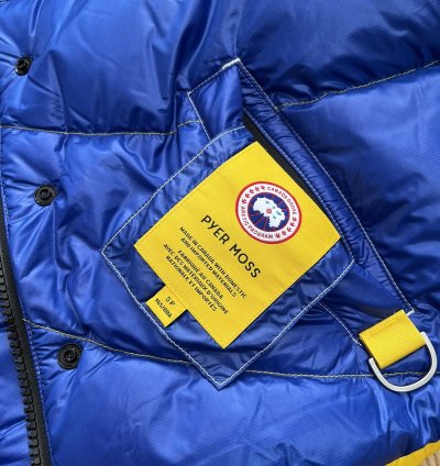 Canada Goose Pyer Moss Crop Wave Puffer