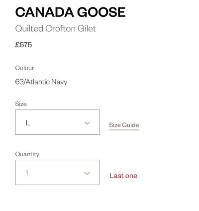 Canada Goose Quilted Crofton Gillet Vest