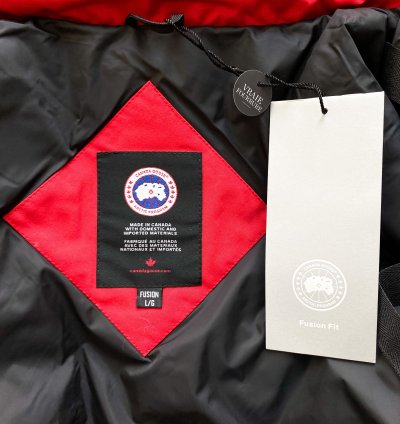 Canada Goose Red Trillium Fusion Fit Women Jacket