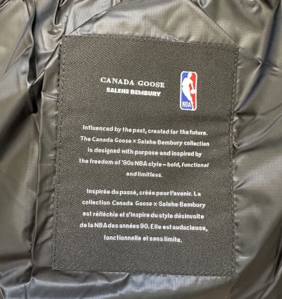 Canada Goose Salehe Bembury NBA Vest Gilet BRAND NEW