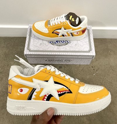 BAPE -1 Shark Color Block Bapesta