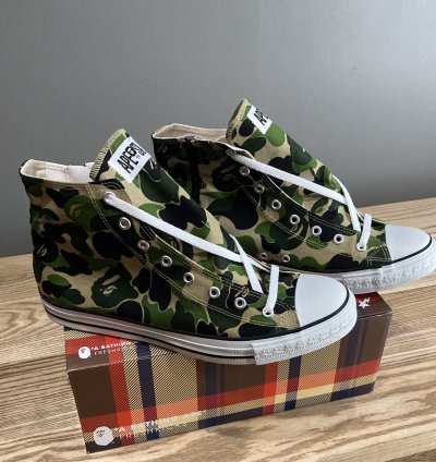 Bape Abc Camo Ape Sta Hi Green 10us
