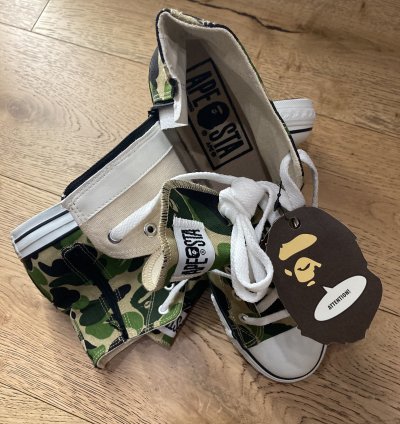 Bape Abc Camo Ape Sta Hi Green 10us