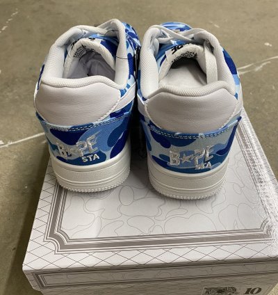 Bape abc Camo bapesta blue