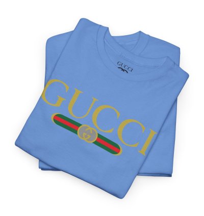 Gucci GG logo carolina blue T-shirt - Size USA