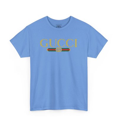 Gucci GG logo carolina blue T-shirt - Size USA