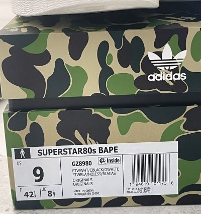 Bape Adidas Superstar 80