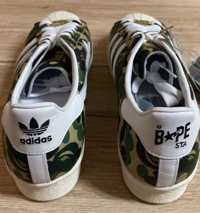 Bape Adidas Superstar ABC Camo Green DS Size 11 280