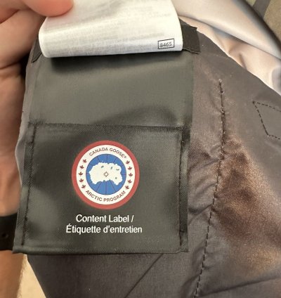 Canada Goose waterproof poncho