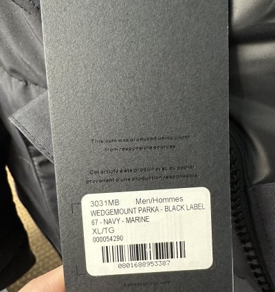 Canada Goose Wedgemount Parka black XL