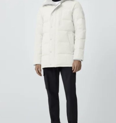 Canada Goose White Carson Parka Humanature